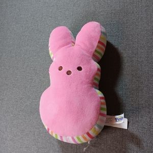 Peep pink striped sides plush